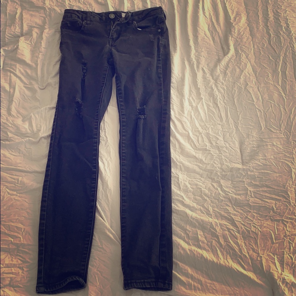 Black jeans.